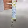 20260811-Yellow Patchwork W 011 Yellow Floral Patchwork Fabric Wristlet Keychain