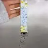 20260811-Yellow Patchwork W 021 Yellow Floral Patchwork Fabric Wristlet Keychain