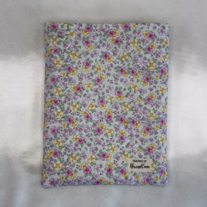 20260812-Green Colorful Flowers L011 Green Colorful Flowers Quilted E-Reader/Book Sleeve