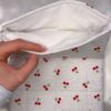 Cherries LIner Cherries and Polka-Dots Quilted E-Reader/Book Sleeve