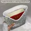 Padded w P2 Yellow Floral Patchwork Padded Book Sleeve
